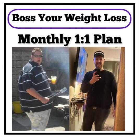 Boss Your Weight Loss 1:1 Plan (Community Included) Monthly Sign Up